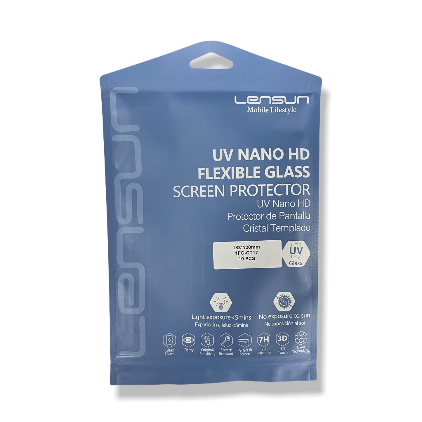 Protector Pantalla lensun nanotech film nano flexible self restore uv healing curve transparente DIGITALSHOP