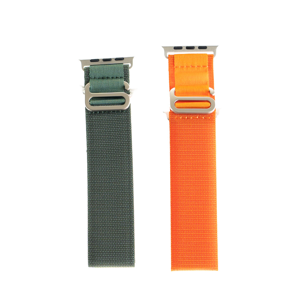 Accessory El Rey Alpine Loop Bracelet Pack of 2 Units Apple Watch 38 / 40 / 41 Mm Green / Orange