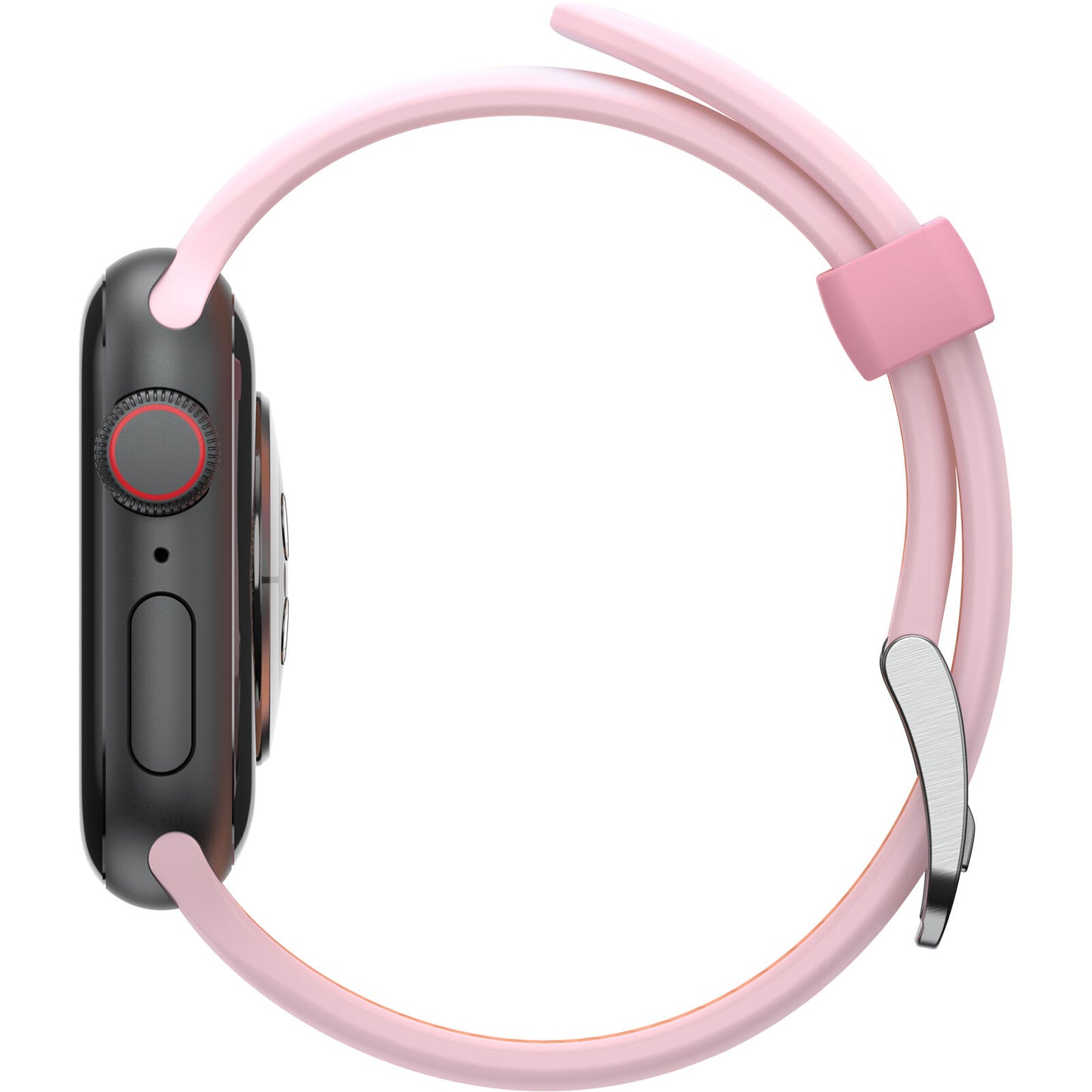 Accesorio otterbox pulsera silicon all day band apple watch 42 / 44 / 45 mm color rosado / melon