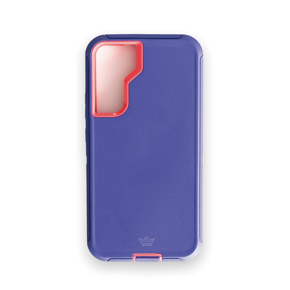 estuche proteccion el rey defender samsung s22 color morado / rosado DIGITALSHOP