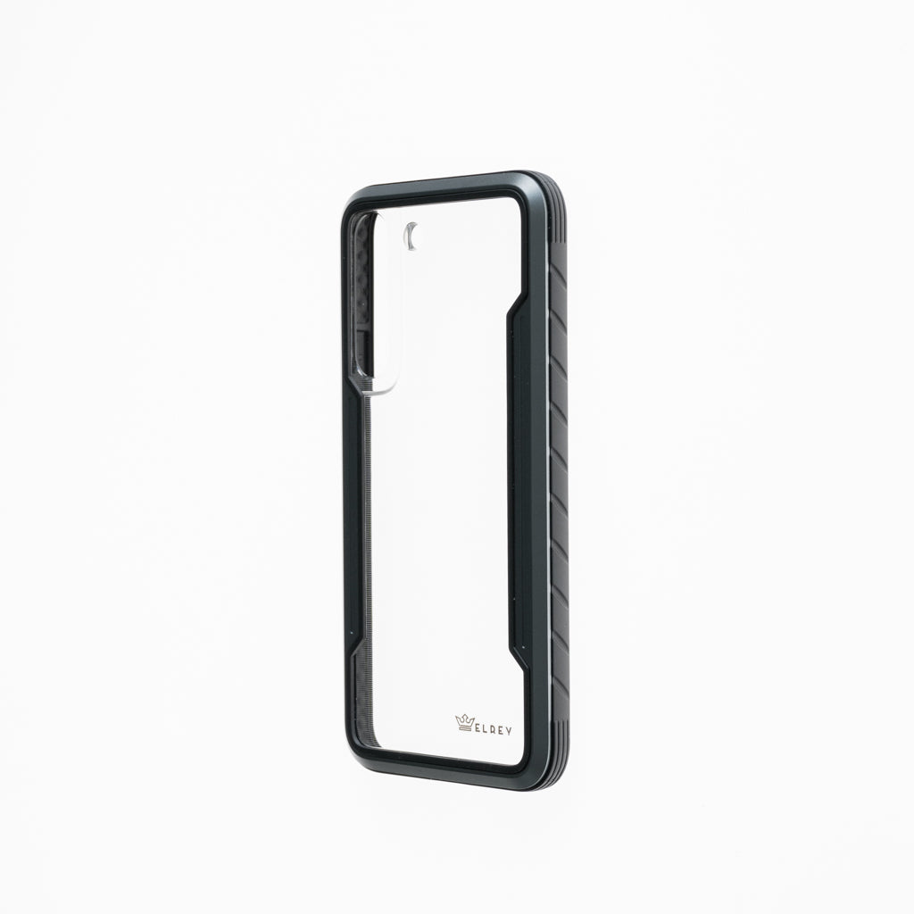 estuche proteccion el rey defense samsung s22 plus color gris / negro
