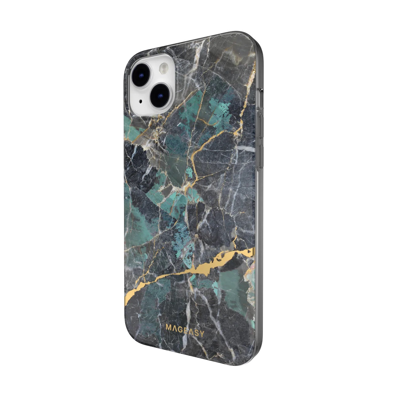 estuche clasico switcheasy marble apple iphone 14 plus color azul