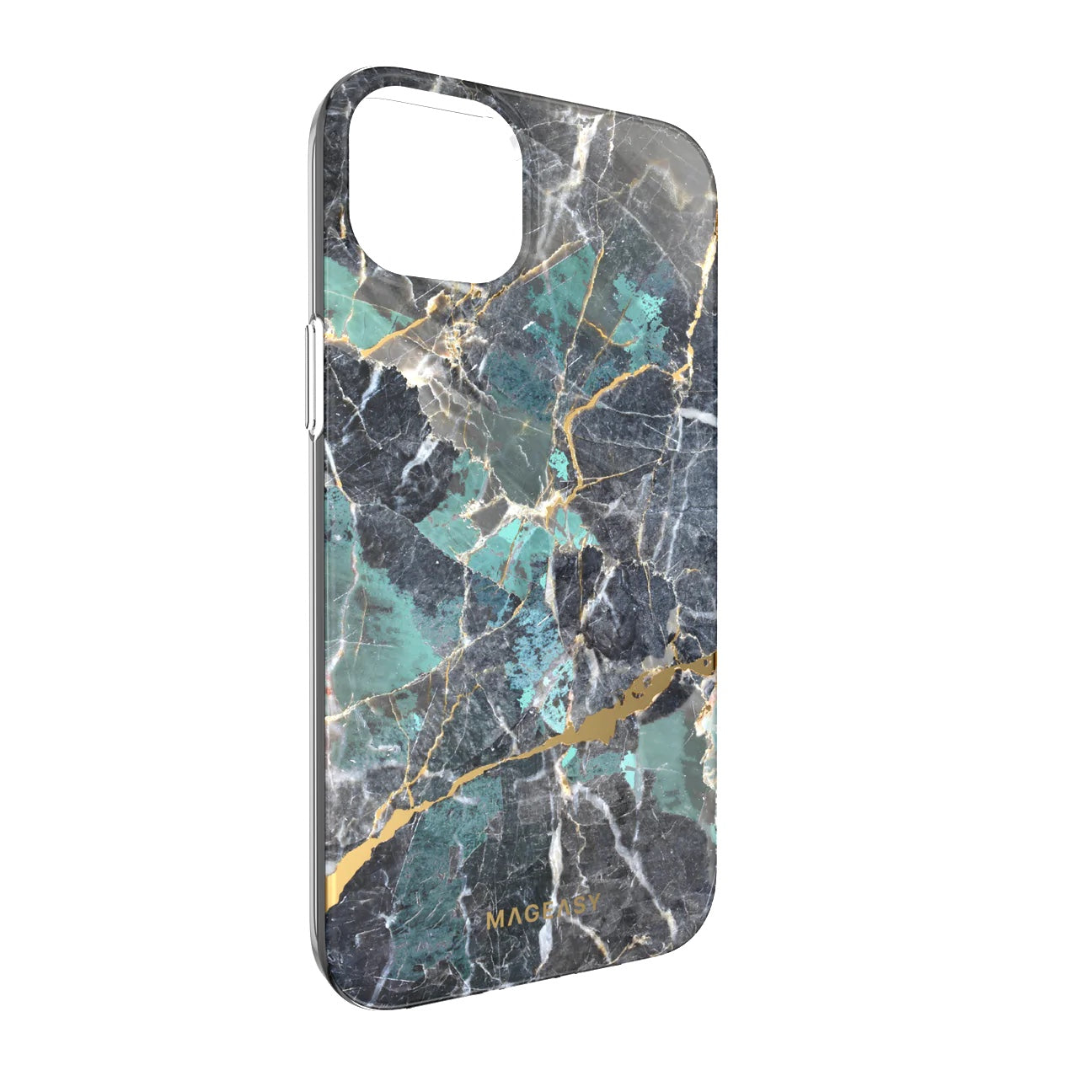 estuche clasico switcheasy marble apple iphone 14 plus color azul