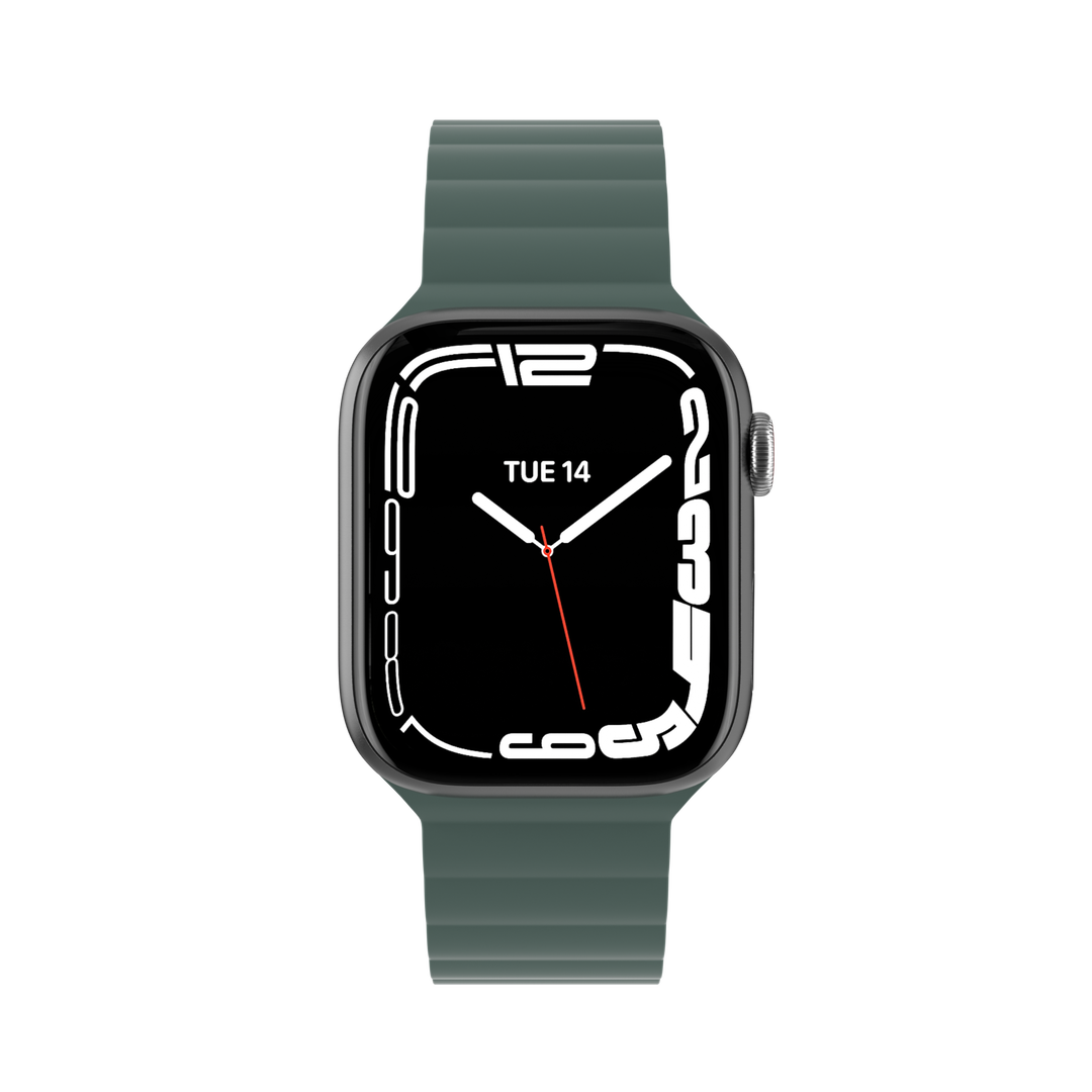 Accesorio mageasy pulsera silicone magnetic apple watch 38 / 40 / 41 mm verde pino