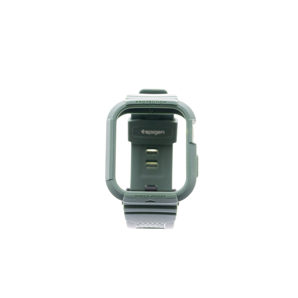 Spigen Rugged Armor Pro Case (Bumper & Wristband) 40mm 41mm Moss Green