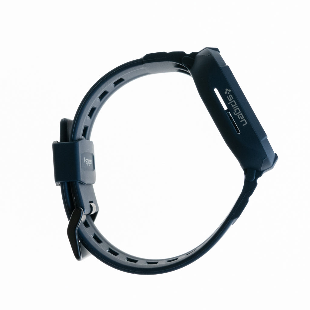Spigen Rugged Armor Pro Case (Bumper & Wristband) 40mm 41mm Blue