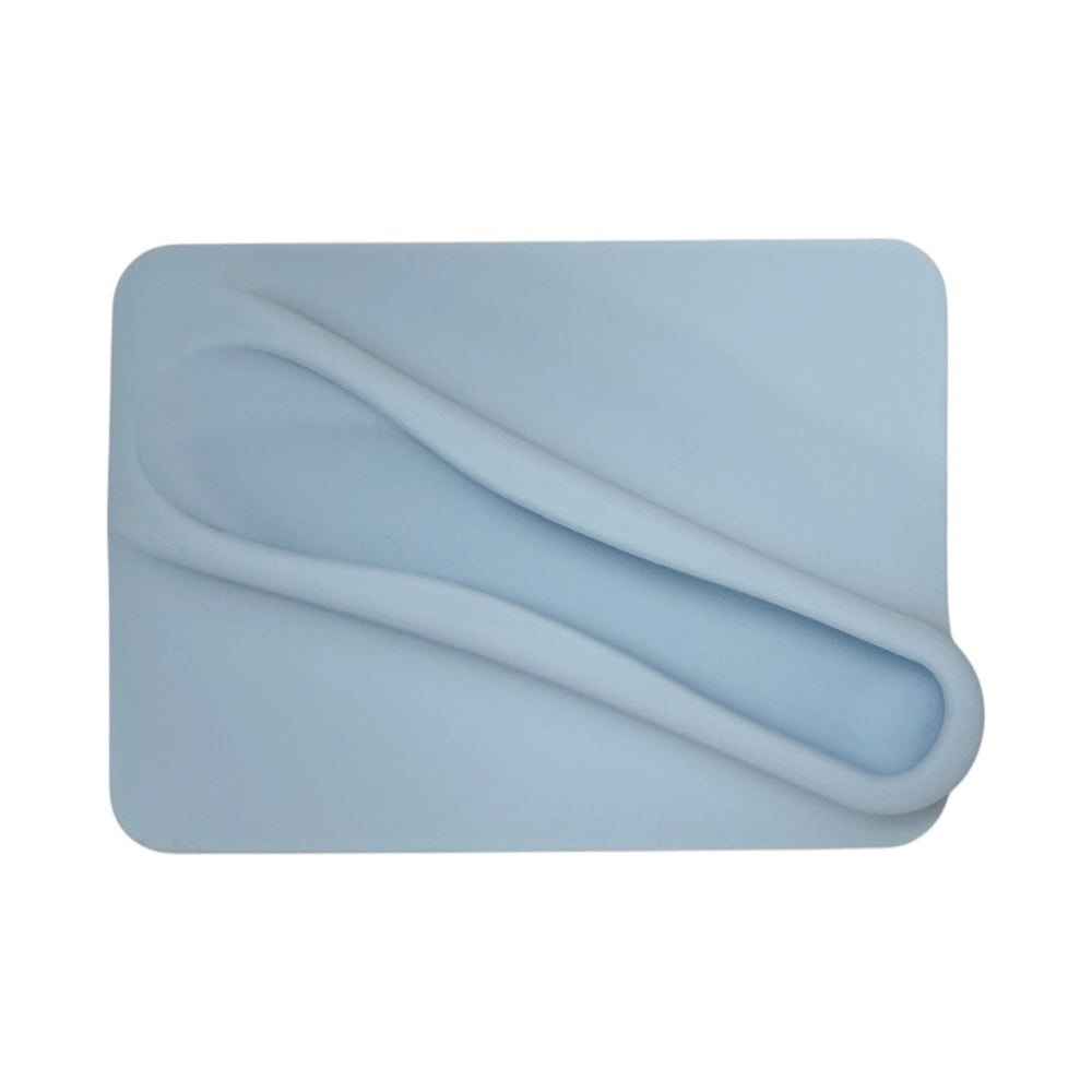 Accesorio holder para labial color  celeste