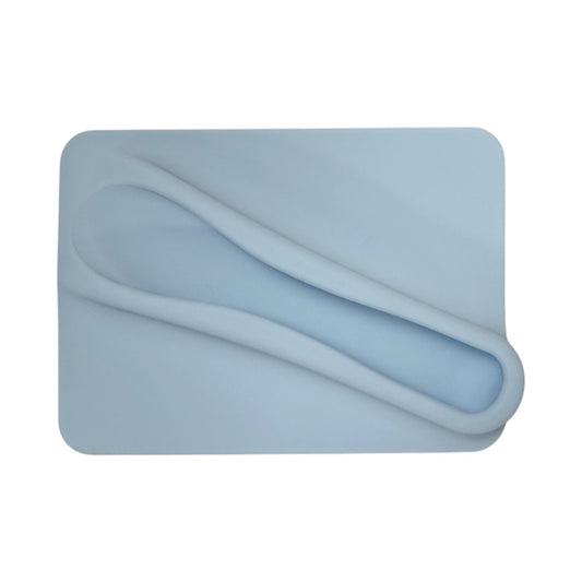 Accesorio holder para labial color  celeste