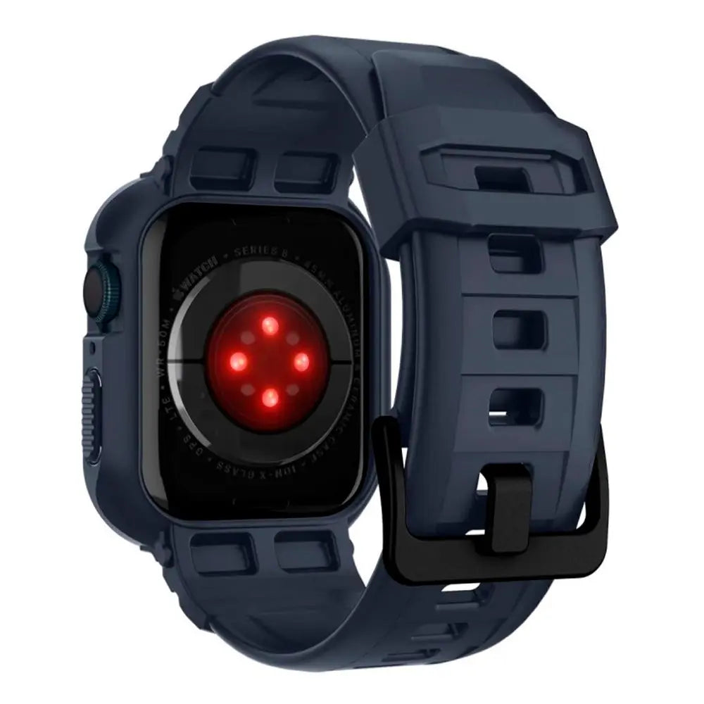 Accesorio spigen pulsera apple watch 49mm rugged armor pro color azul marino DIGITALSHOP