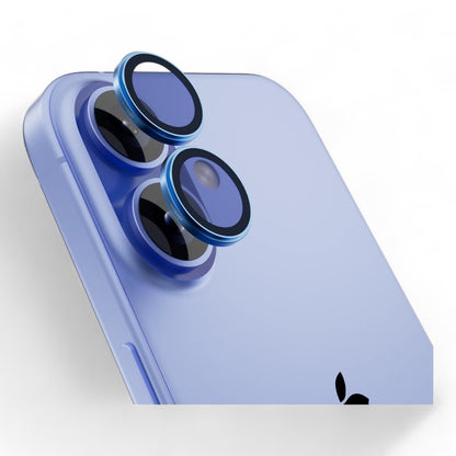 Accesorio mageasy vidrio templado camara iphone 16 lenz sapphire lens protector for 2024 iphone 2 lenses / 2 lenses large color azul