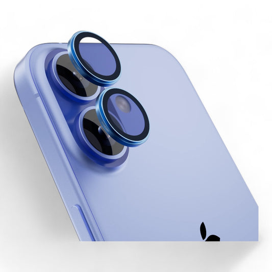 Accesorio mageasy vidrio templado camara iphone 16 lenz sapphire lens protector for 2024 iphone 2 lenses / 2 lenses large color azul