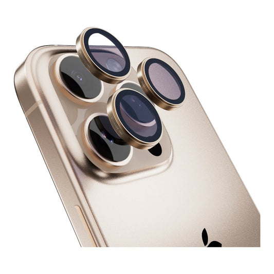 Mageasy accessory tempered glass camera iphone 16 pro max - iphone 16 pro lenz sapphire lens protector for 2024 iphone 3 lenses gold color