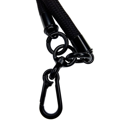 Accesorio el rey strap 8mm 1.2 m largo con sujetadora new con colgador de llaves y audifonos color negro