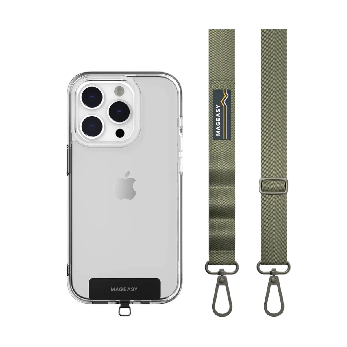 Switcheasy Strap Accessory 20 Mm For Any Cell Phone Military Green Color