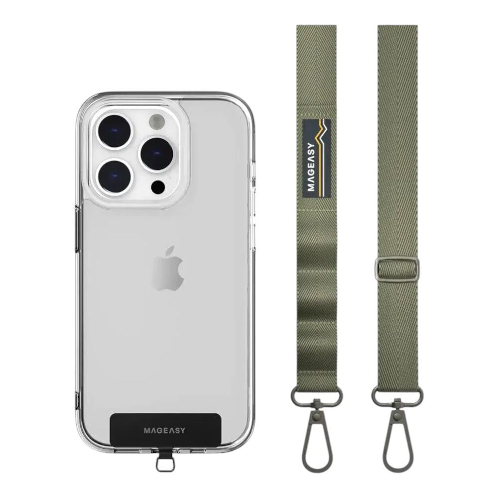 Switcheasy Strap Accessory 20 Mm For Any Cell Phone Military Green Color