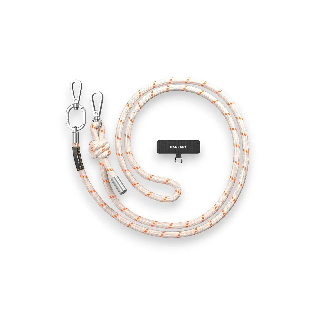 Accesorio switcheasy strap 8.3 mm para cualquier celular ( beige/orange ) color beige DIGITALSHOP