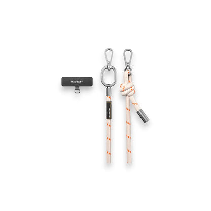 Accesorio switcheasy strap 8.3 mm para cualquier celular ( beige/orange ) color beige DIGITALSHOP