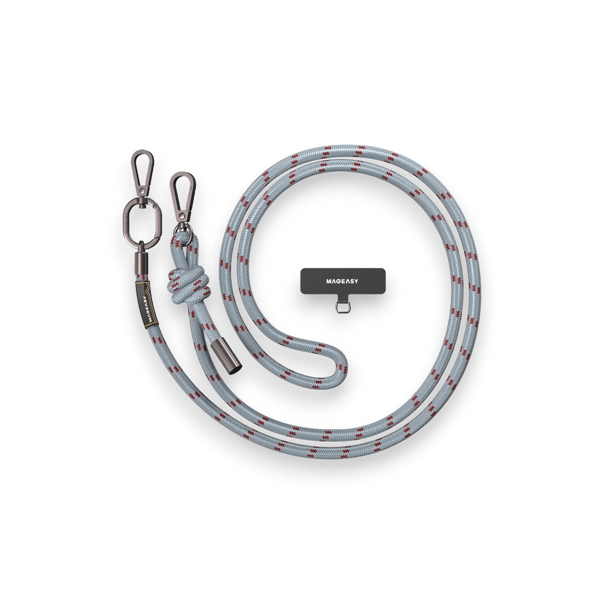 Accesorio switcheasy strap 8.3 mm para cualquier celular ( misty blue/red ) color azul DIGITALSHOP