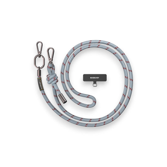 Accesorio switcheasy strap 8.3 mm para cualquier celular ( misty blue/red ) color azul DIGITALSHOP