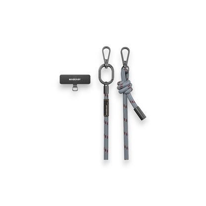 Accesorio switcheasy strap 8.3 mm para cualquier celular ( misty blue/red ) color azul DIGITALSHOP