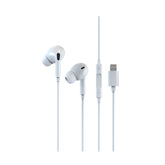 Audifonos devia lightning smart series stereo  earphone con cable (em032) color blanco