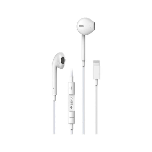 Audifonos Devia Lightning Star Series Earbuds Lightning Earphone (Em026) Color Blanco