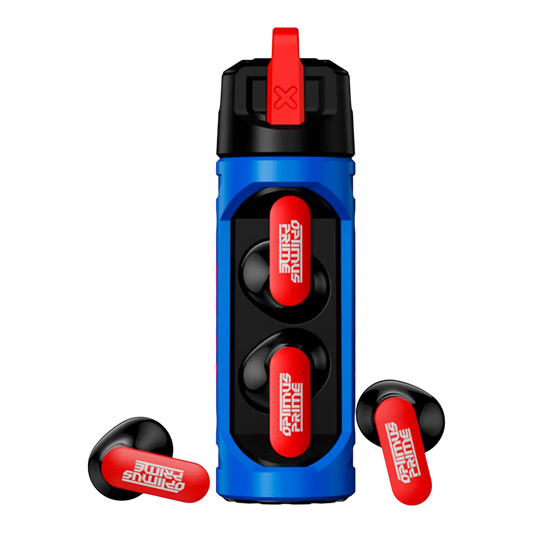 Audifonos Transformers Optimus Prime Wire Less Modelo Tf-t111 Color Azul