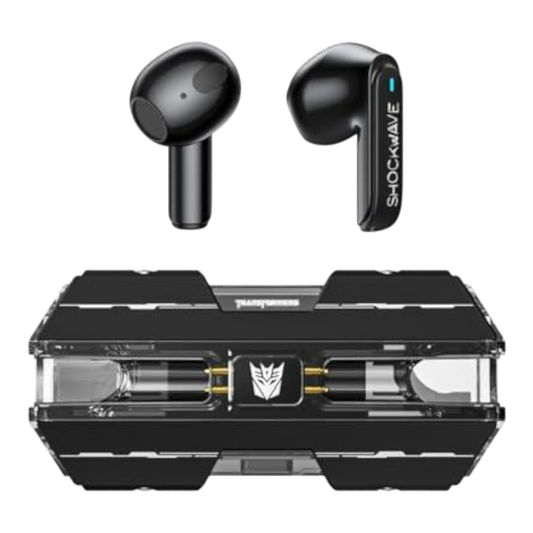 Audifonos Transformers Shockwave Modelo Tf-t01 Color Negro