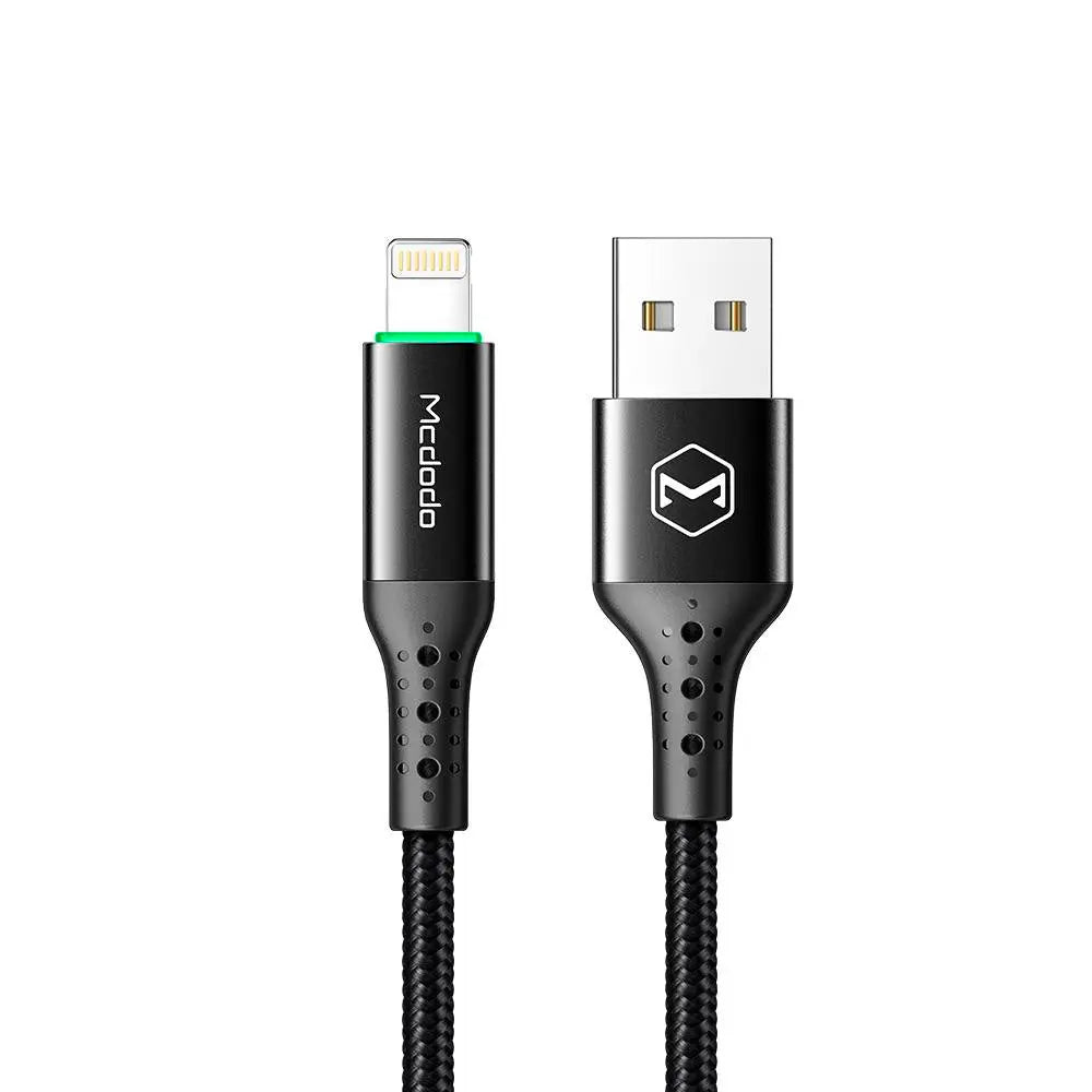 ca-8063 auto power off fast charge usb a lightning cable 1.8m largo negro DIGITALSHOP