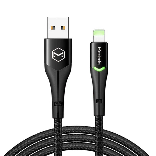 Ca-7843 1.8m largo iphone usb a lighting color negro ultra resistente