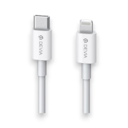 Devia Lightning Smart Series Pd Type AC Lightning Cable (3A,2M) White Color