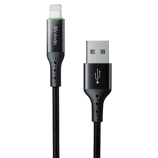 Cable mcdodo usb ca-7411  1.8 metros con la  funcion de  auto disconnect usb a lightning color negro - DigitalShopSA
