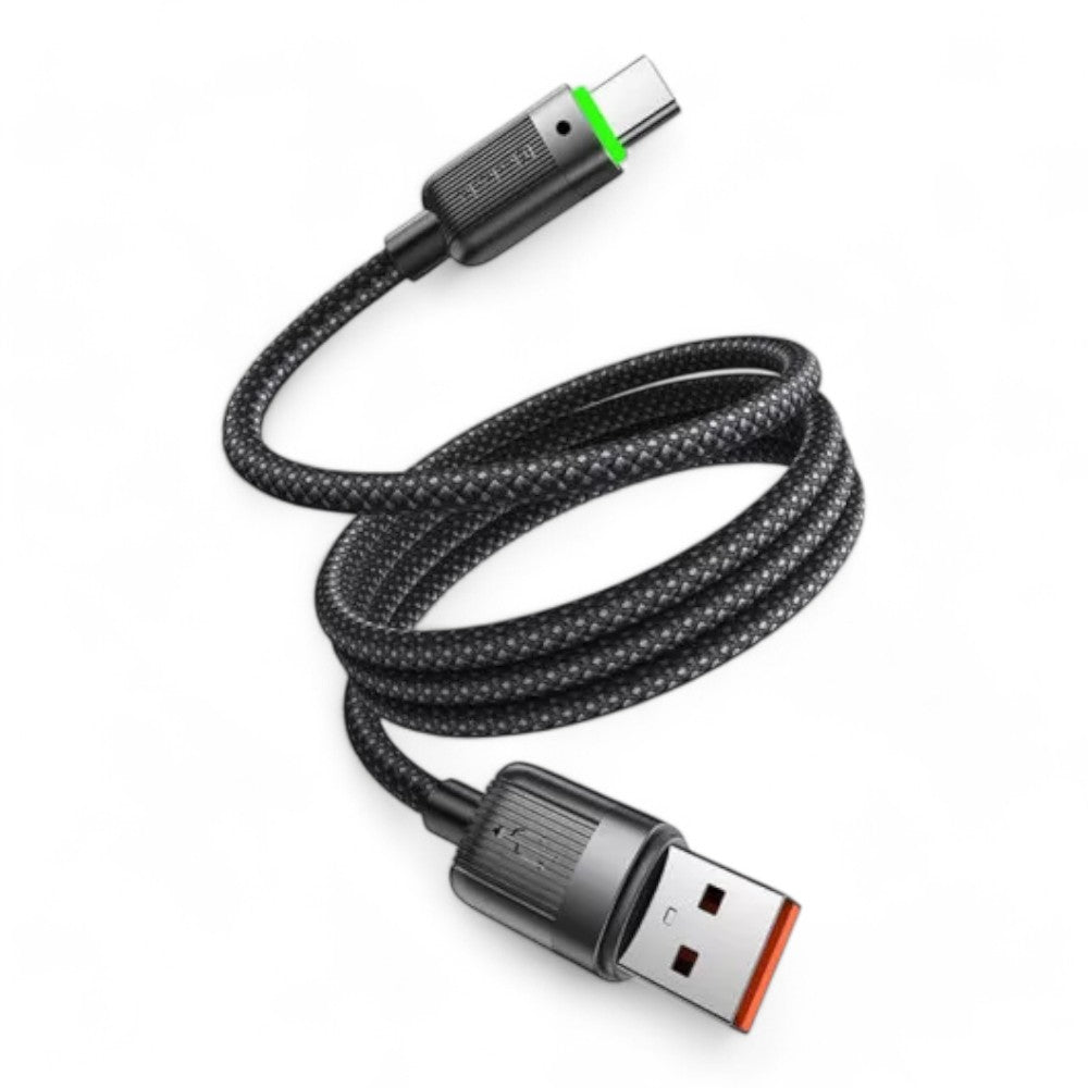 Cable mcdodo usb ca-565 usb-a to usb-c magnetic self-winding cable 480mbps black color