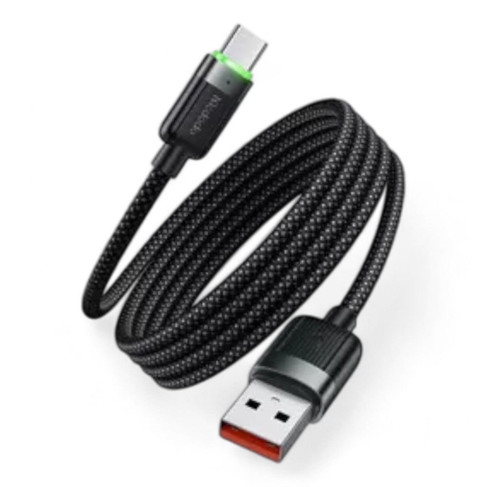 Cable mcdodo usb ca-565 usb-a to usb-c magnetic self-winding cable 480mbps black color