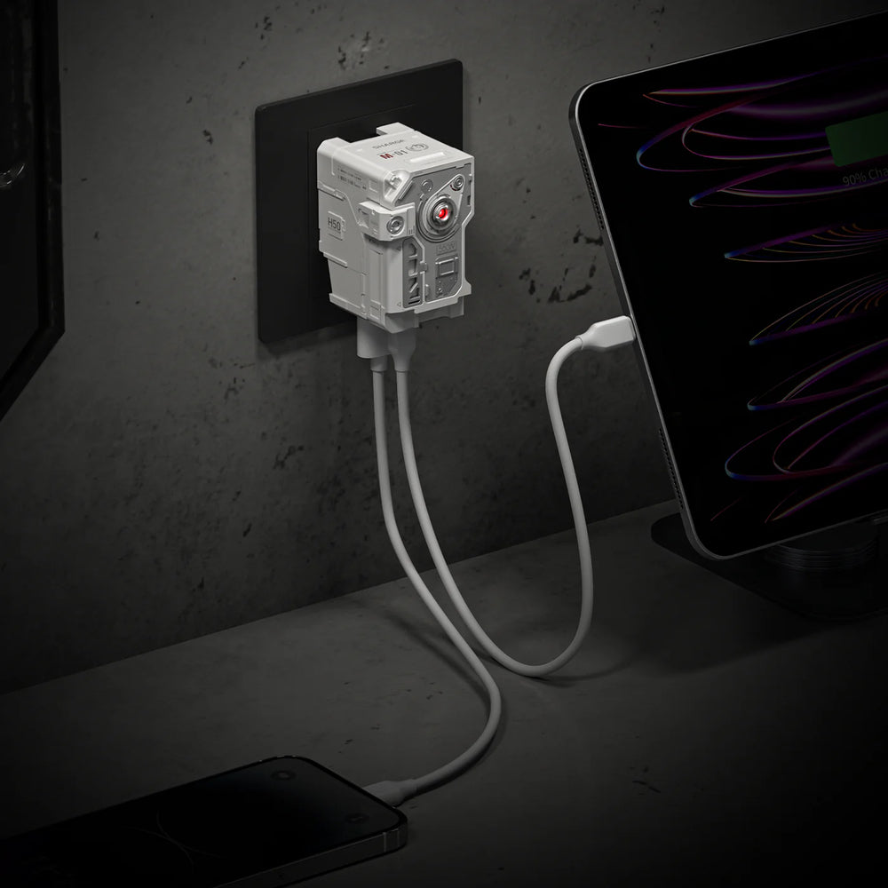 Cargador sharge pared moss charger 40w color gris