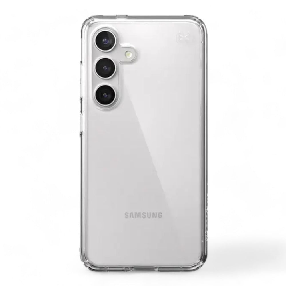 Estuche el rey samsung s23 fe con botones gris color transparente