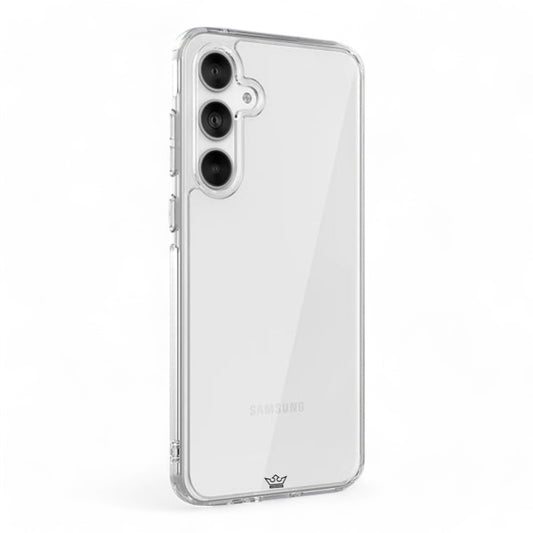 Estuche el rey boton samsung s24 fe botones gris color transparente