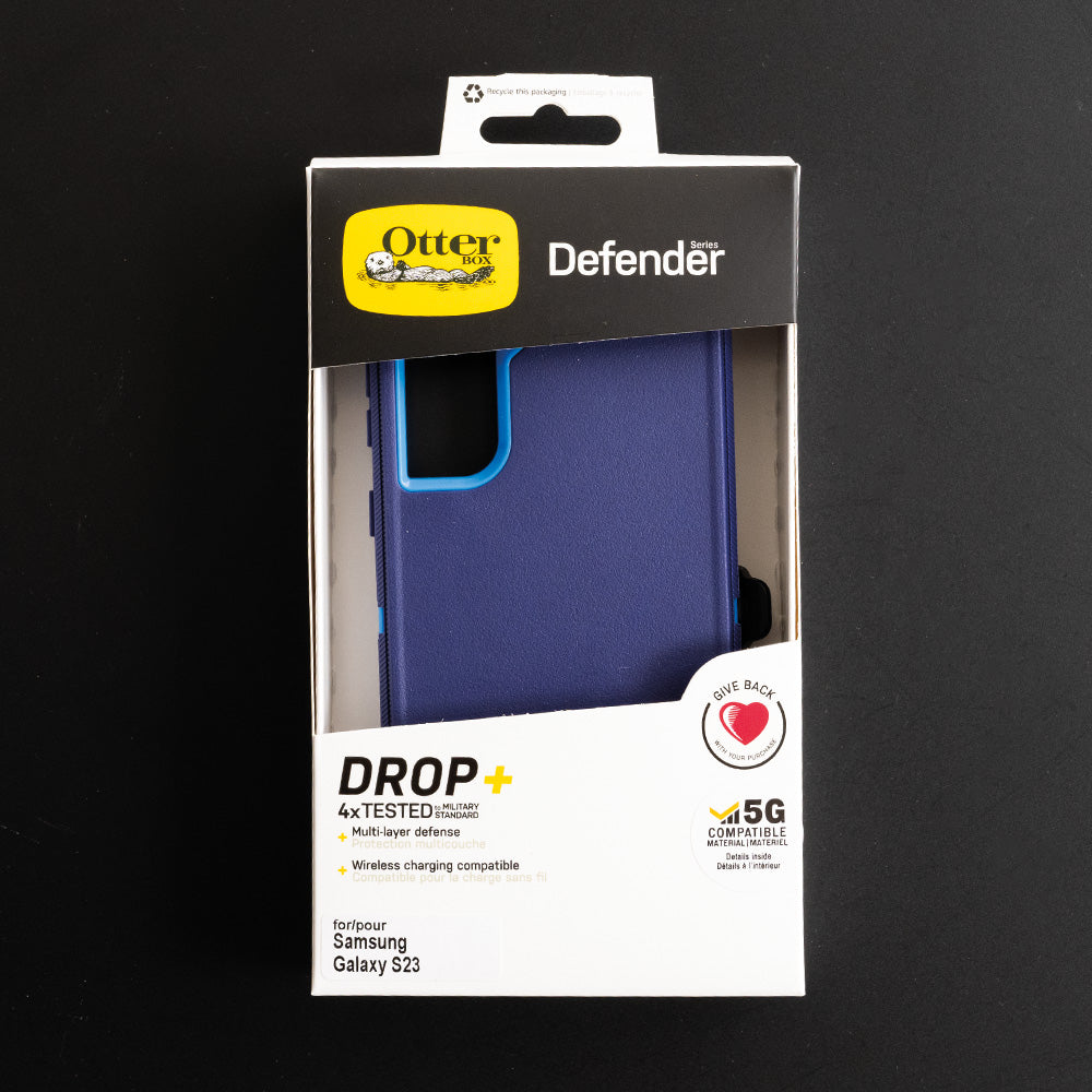 estuches proteccion otterbox defender samsung s23 color azul