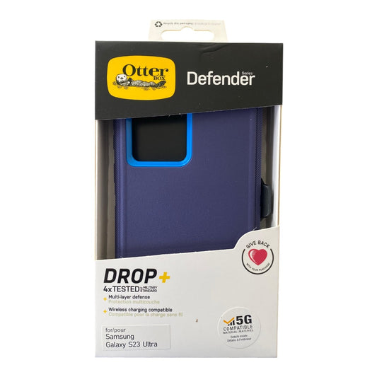 Otterbox Defender Samsung S23 Ultra Protective Case Blue