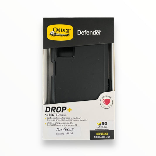 Otterbox Defender Samsung A14 Case Black