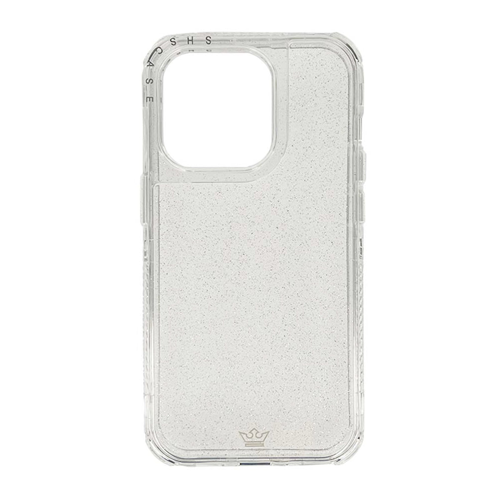 Estuche el rey glitter iphone 14 pro max defender color transparente