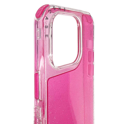 Glitter king case for iPhone 14 pro max defender in fuchsia color