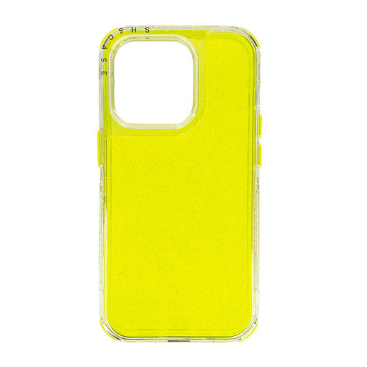 Estuche el rey glitter iphone 14 pro max defender color verde