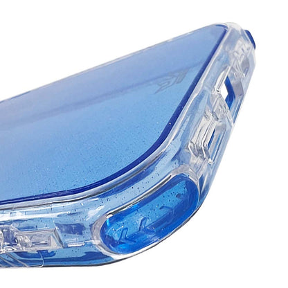 Estuche el rey glitter iphone 14 pro defender color azul