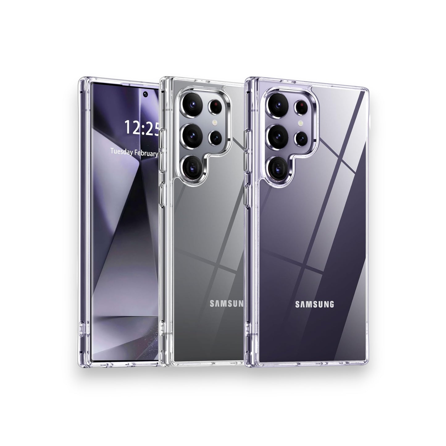 Estuche el rey hard case samsung s24 ultra color transparente