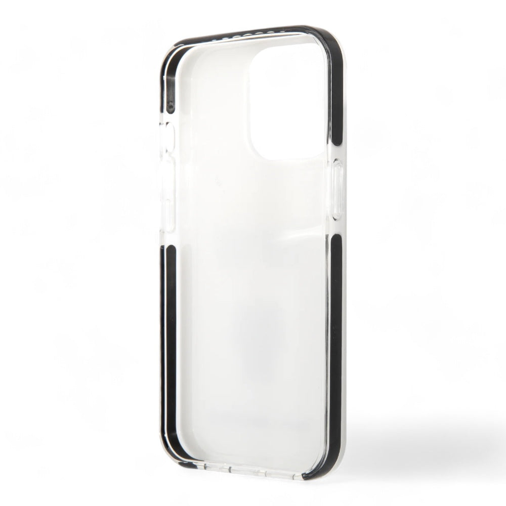 Estuche karl lagerfeld hard case iphone 13 pro  - hc tpe k&choupette bodies white color transparente