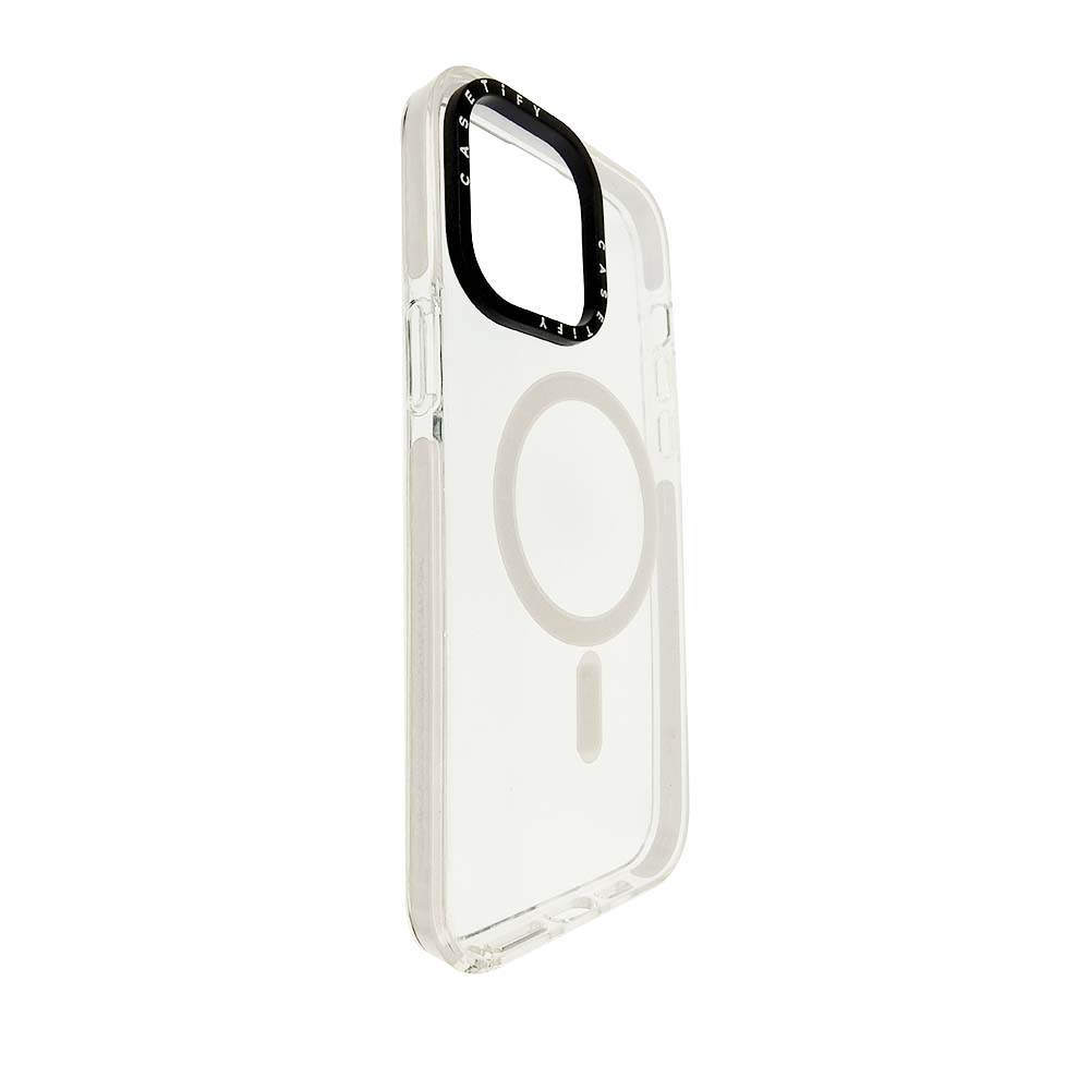 Estuche casetify magsafe iphone 12 pro max color blanco