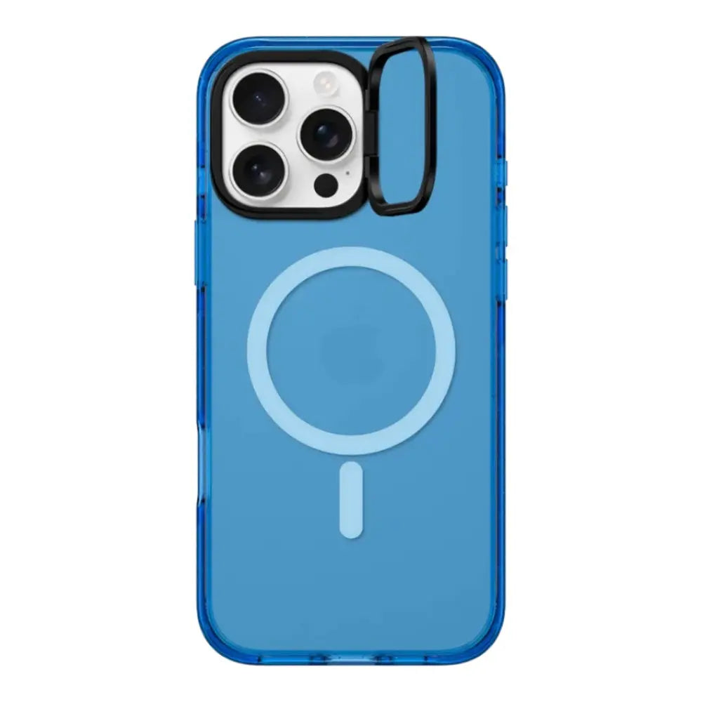 Estuche casetify magsafe iphone 16 pro max impact ring stand  color azul DIGITALSHOP