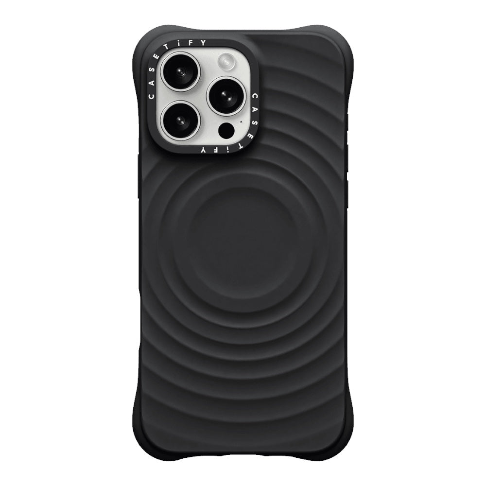 Case Casetify MagSafe iPhone 16 Pro Max Ripple Negro