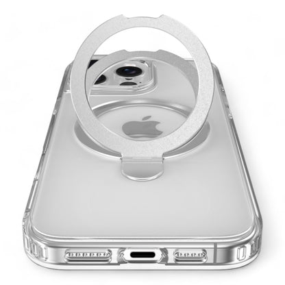 Case devia magsafe iphone 16 clean series magnetic shockproof case with bracket transparent color